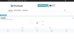 Desktop Screenshot of portturk.com